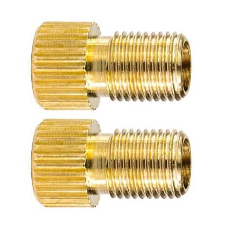 Accesorio Ciclismo, Adaptador Válvula Francesa A Auto (pack 2 unidades)-2