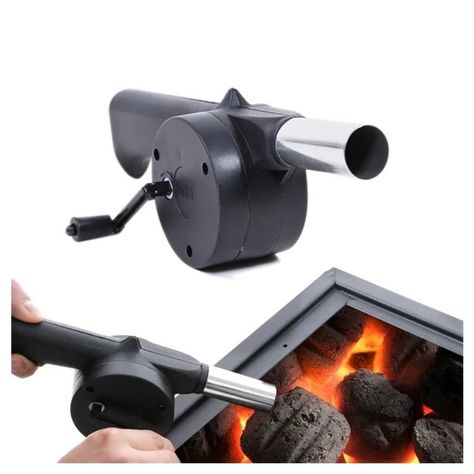 Soplador Parrilla Manual Iniciador Fuego Carbon Asado Manual.-0