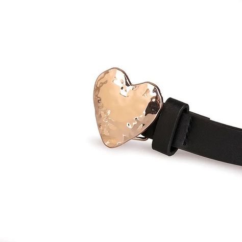 Cinturón Con Hebilla De Corazón Hebilla De Moda Lujo-1
