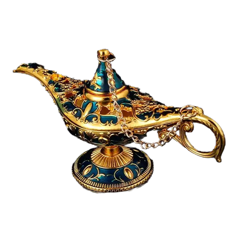 Lampara De La Suerte Y Deseos, Artesanía Decorativa Vintage.-0