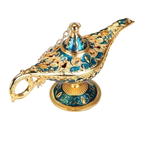 Lampara De La Suerte Y Deseos, Artesanía Decorativa Vintage.-3