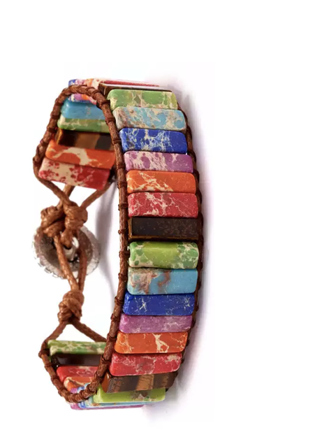 Pulsera Piedras Hermosas de colores.-2