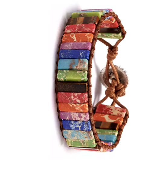 Pulsera Piedras Hermosas de colores.-0