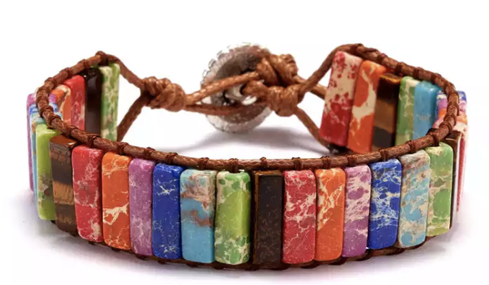 Pulsera Piedras Hermosas de colores.-1