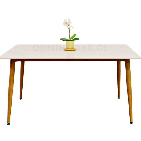 Mesa de Comedor de Cuarzo Calacatta Soft 140x80cm-0