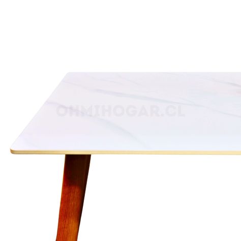 Mesa de Comedor de Cuarzo Calacatta Soft 140x80cm-2