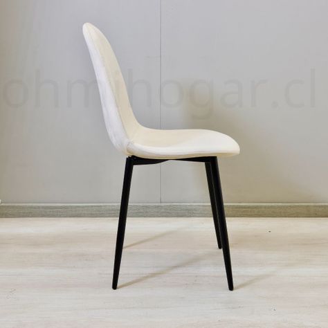 Pack 4 Sillas Eames VelVet PN Crema -5