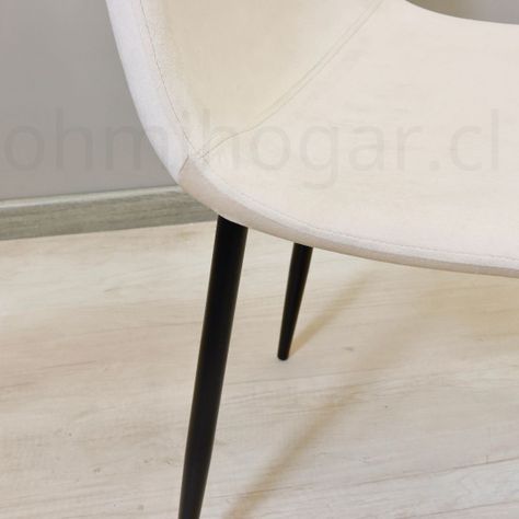 Pack 4 Sillas Eames VelVet PN Crema -7