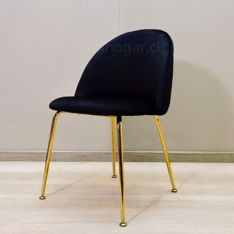 Pack 4 Sillas B Gold Negro -1