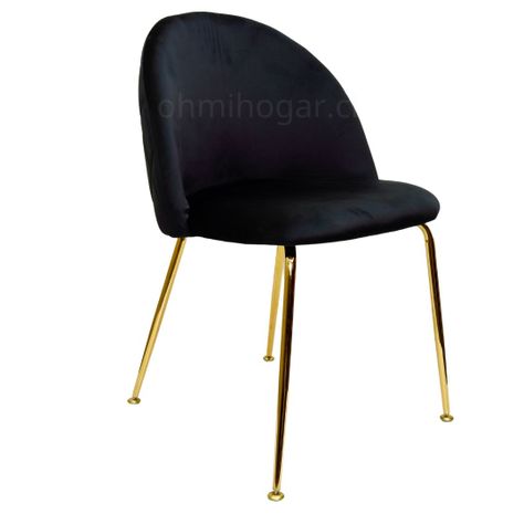 Pack 4 Sillas B Gold Negro -2