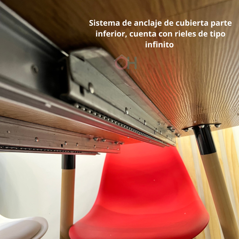 Mesa Extensible Wood 100cm a 180cm -9