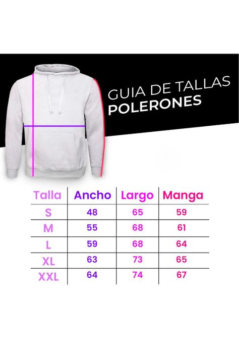Poleron Canguro Sublimable con Gorro Colores y Tallas-1
