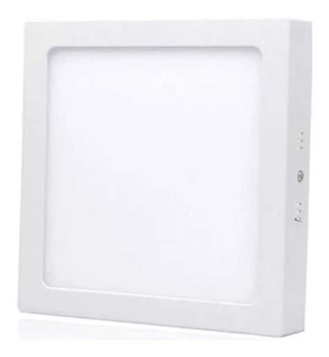 Foco Panel Plafón Led 18w Sobrepuesto Cuadrado Frio-3