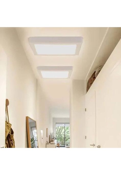 Foco Panel Plafón Led 18w Sobrepuesto Cuadrado Frio-4