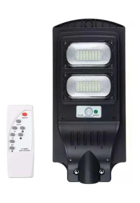 Foco Led Solar 80w c/sensor Movimiento + Soporte + Control-0