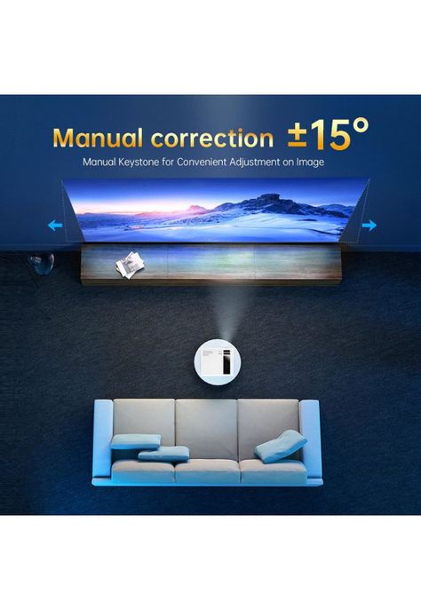 Mini Proyector Portatil Full Hd Led Wifi Miracast Hdmi Usb-4
