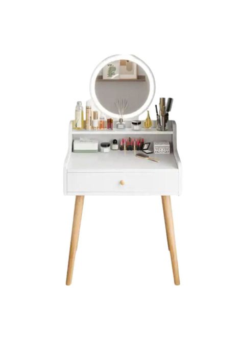 Tocador c/Espejo y cajon 60cm Chic Home-0