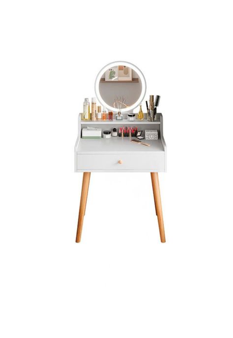 Tocador c/Espejo y cajon 60cm Chic Home-1