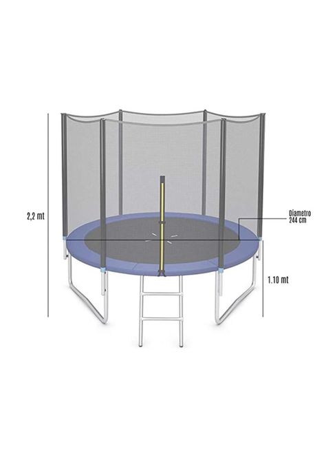 Cama Elástica Trampolin 2.44m -3