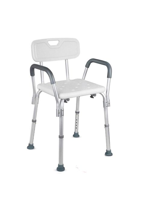 Silla para ducha con apoya brazos-1