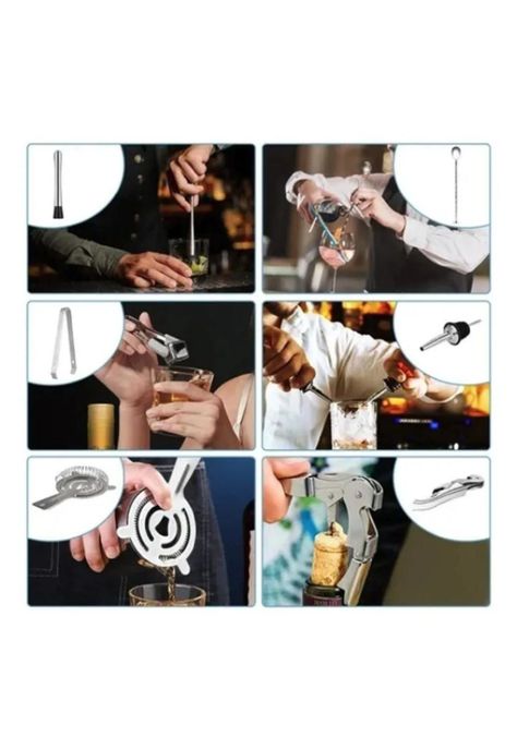 Juego De Cócteles Para Bar Pub 24 Piezas-1