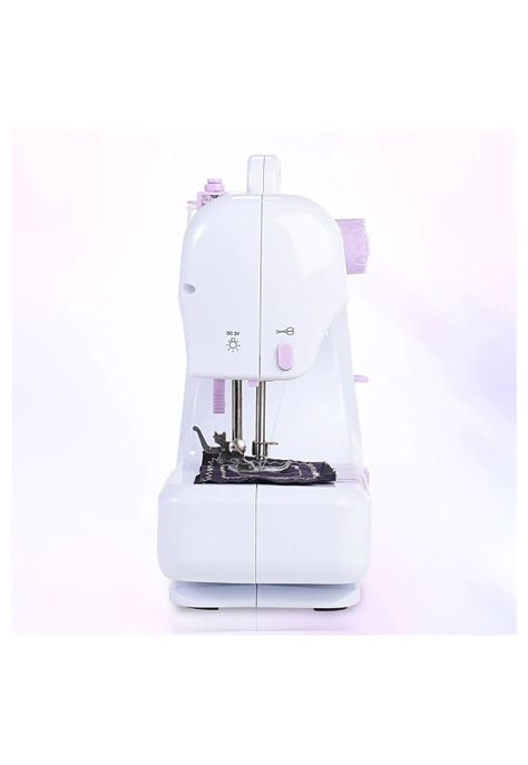 Máquina Coser Overlock Portátil Pedal Eléctrica 12 Puntos-2