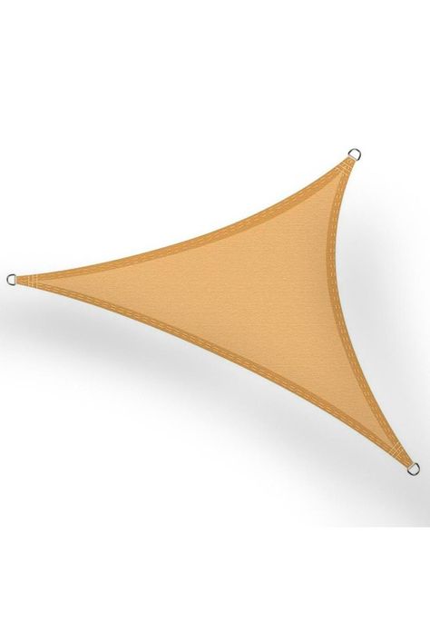 Toldo Vela Sombra Triangular 5 X 5 X 5 Mts Beige-0
