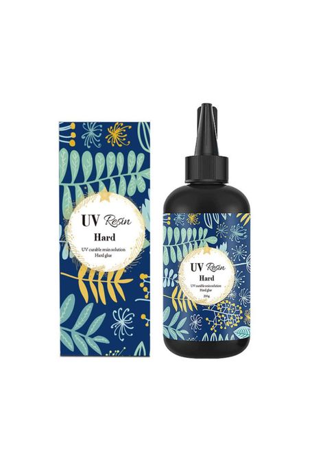 Kit Resina Uv 200g Crystal De Secado Rapido-1