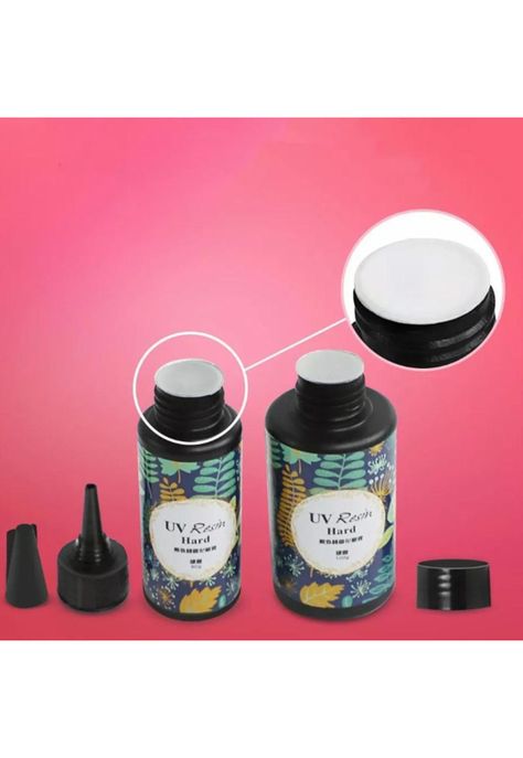 Kit Resina Uv 200g Crystal De Secado Rapido-2