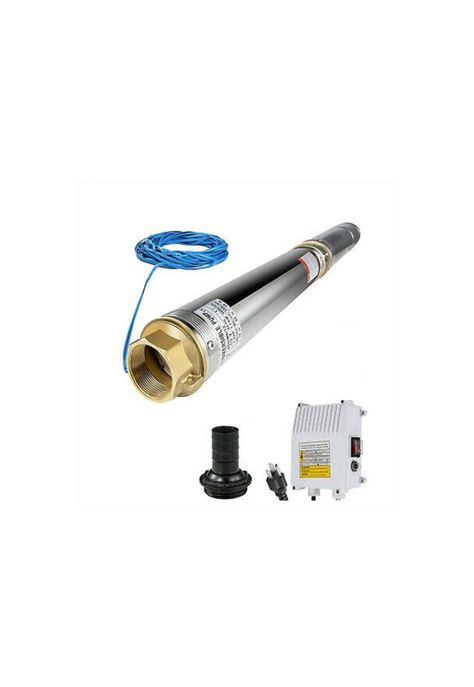Bomba Sumergible Pozo Profundo 3 Pulgadas 1 Hp + 20mt Cable-0