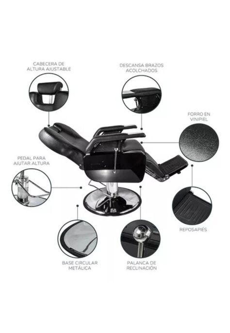 Silla Barberia Peluqueria PRO-1