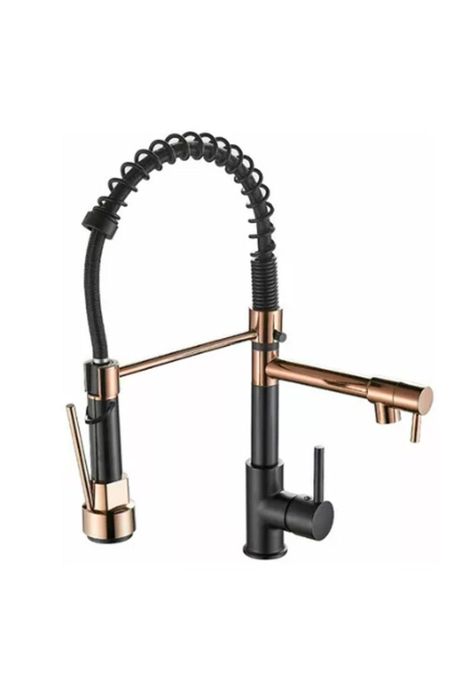 Grifo Llave Lavaplatos Monomando Cocina Extensible Triple-5