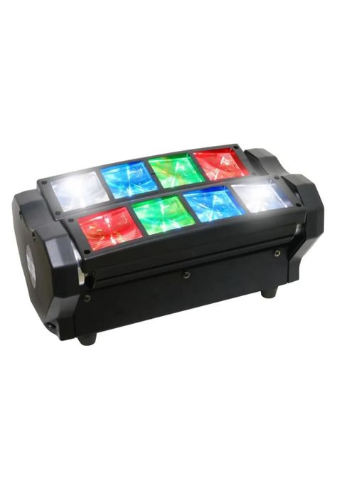 Cabeza Movil Led Spider Beam Rgbw Dmx 8x3w Luz Disco-0