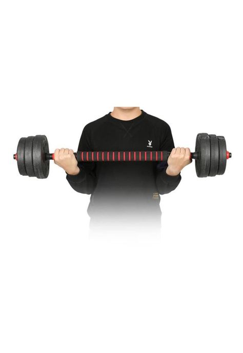 Set Mancuernas Ajustable 20 Kg - Barra Armable Extensión-2
