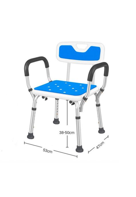 Silla Baño Ducha 3 En 1 Soporte Antideslizante Agarradera-3