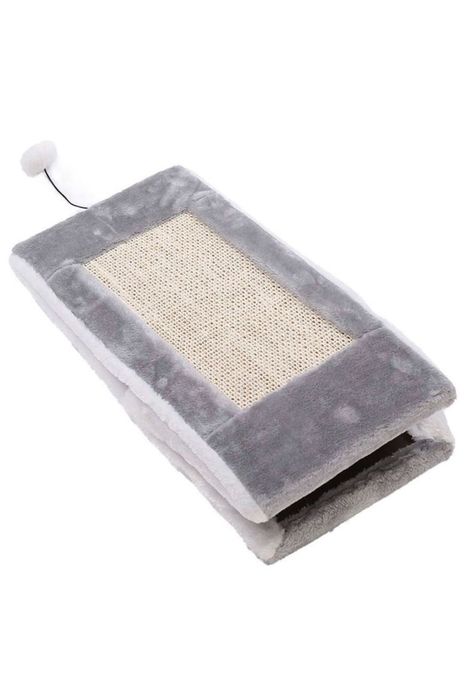 Rascador de Gato + Casita y Pompon MX27-2