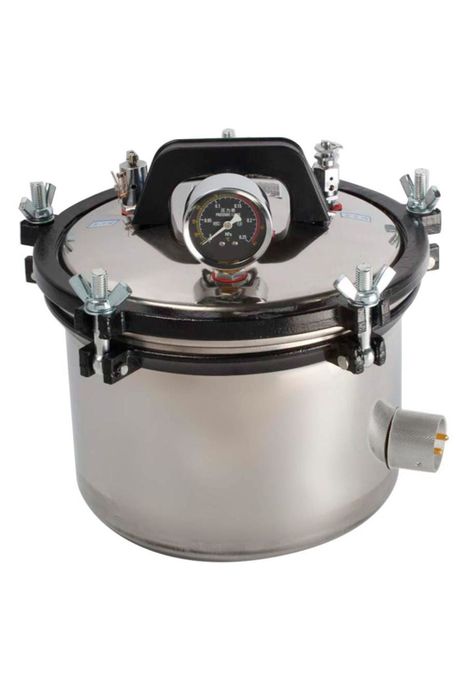 Esterilizador Autoclave Vapor Presión Acero Inoxidable 8L-0