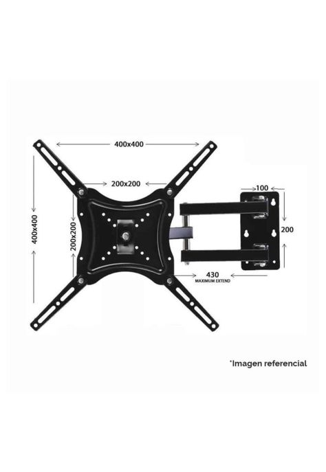 Soporte TV Con Brazo De Acero 180º 32 A 55 Pulgadas-1