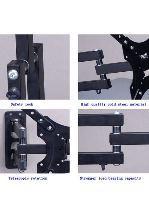 Soporte TV Con Brazo De Acero 180º 32 A 55 Pulgadas-2
