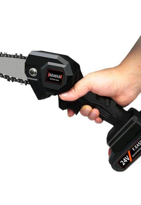Mini Motosierra Inalámbrica Poda 6 Pulgadas + 2 Baterias-5