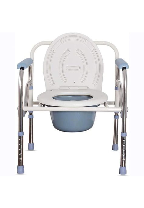Baño Inodoro W.c Portátil Plegable Silla Ducha-1
