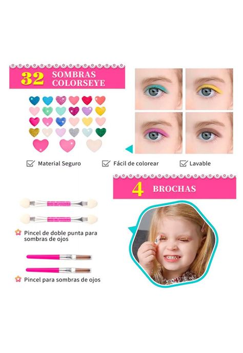 Juego maquillaje set Unicornio para niños-4
