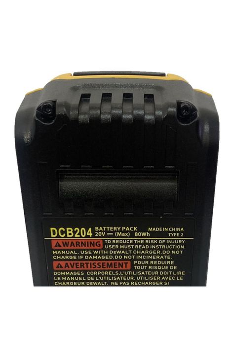 Batería Ion De Litio 20v Alternativa Dewalt Dcb204-b3-2