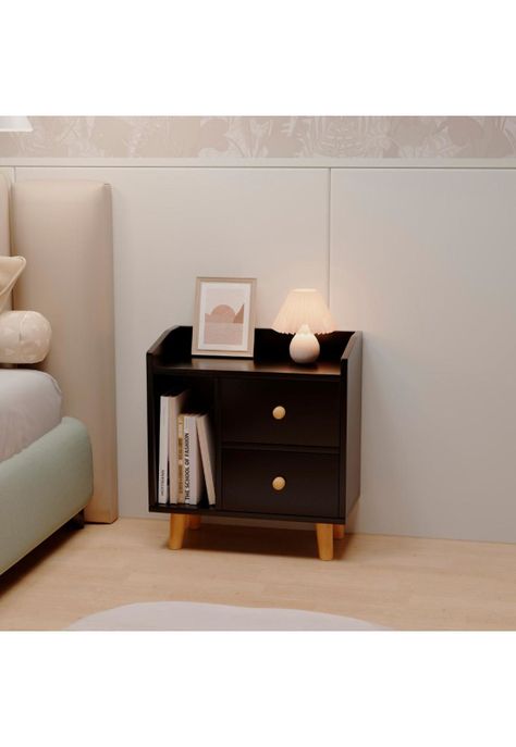 Velador 2 cajones 48cm Chic Home-1