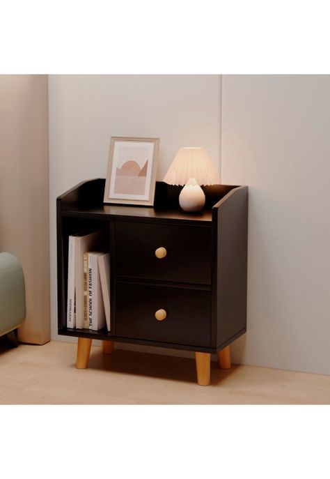 Velador 2 cajones 48cm Chic Home-4
