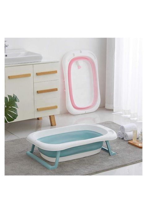 Tina Bañera Plegable Para Bebé Antideslizante + Malla-2