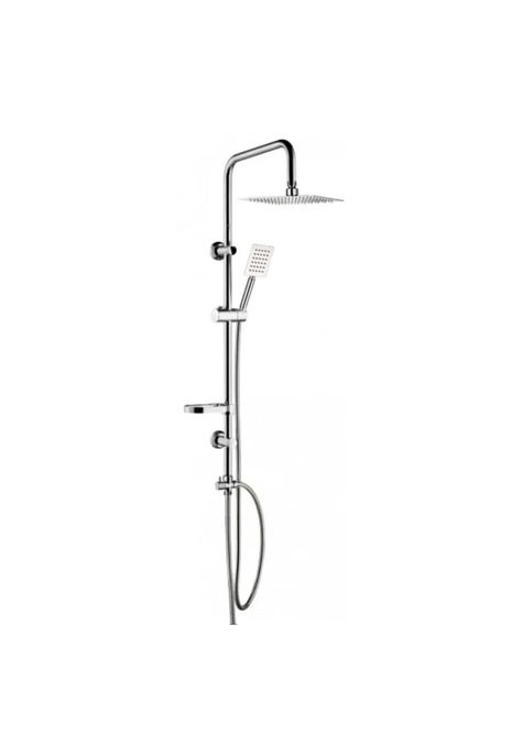 Moderna Columna De Ducha Tina Cuadrada con llave de paso-0