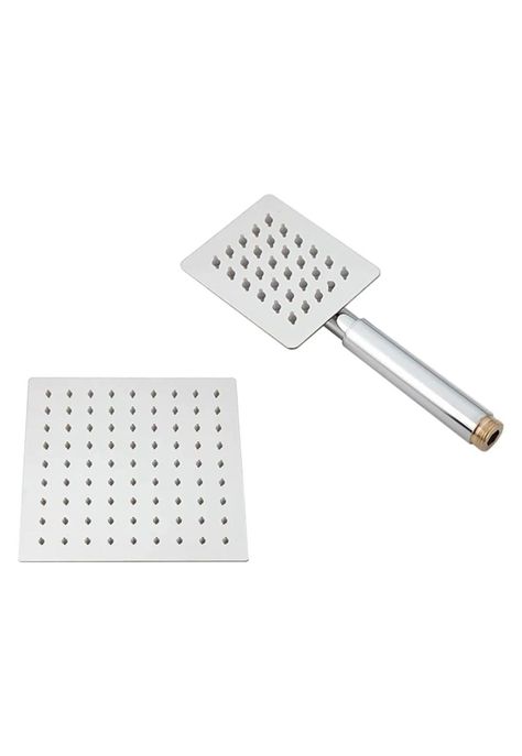 Moderna Columna De Ducha Tina Cuadrada con llave de paso-3