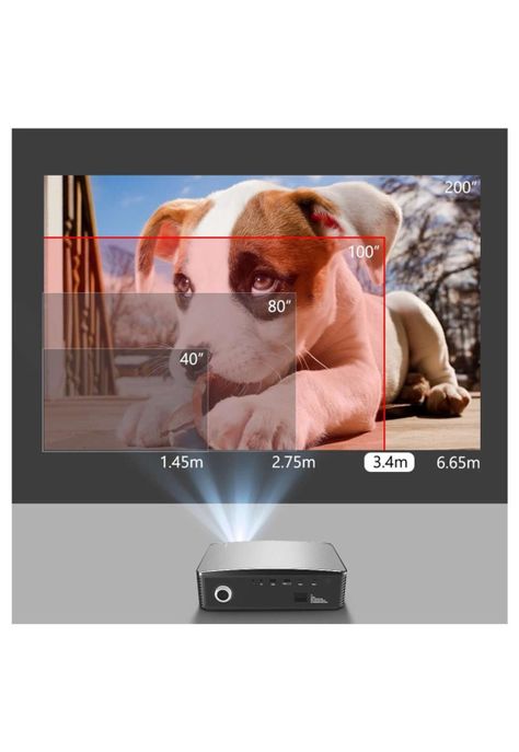 Proyector Led 8000 Lm Android 9.0 Wifi Miracast-8