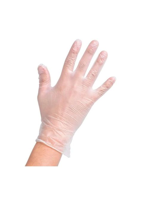 Guantes De Vinilo Talla XL Caja 100 Unidades Certificado-1